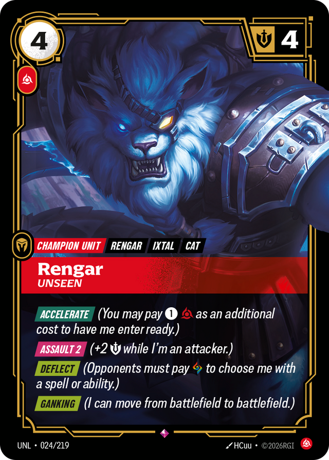 Riftbound Champion Unit: Rengar