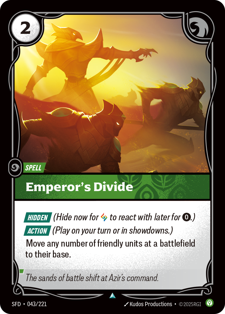Riftbound Spell: Emperor's Divide