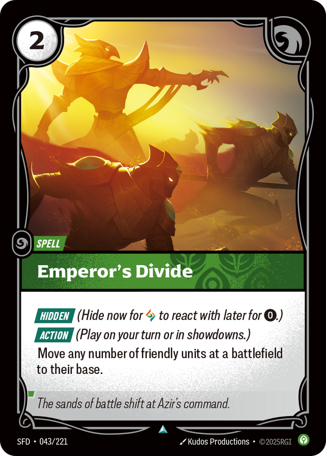 Riftbound Spell: Emperor's Divide