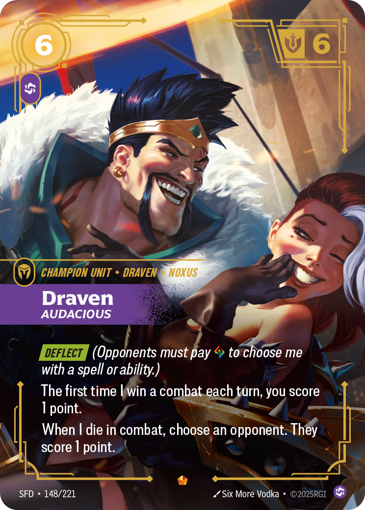 Riftbound Champion Unit: Draven