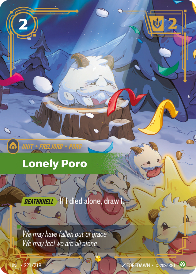 Riftbound Unit: Lonely Poro