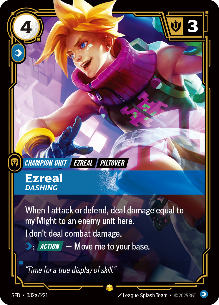 Riftbound Champion Unit: Ezreal