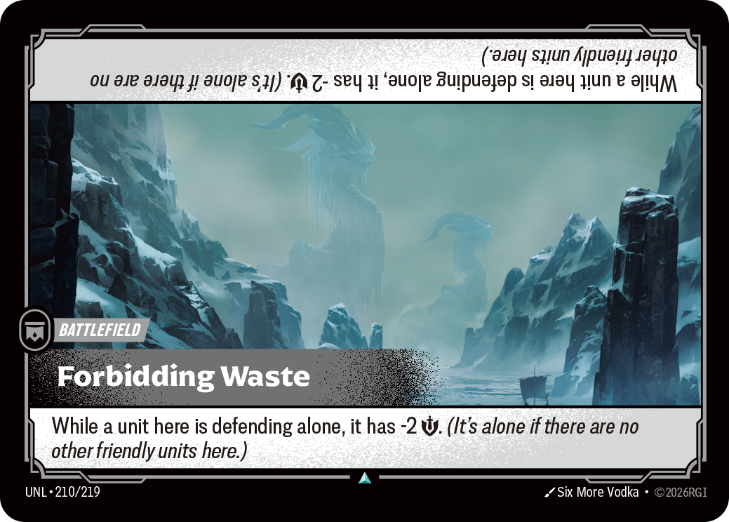 Riftbound Battlefield: Forbidding Waste
