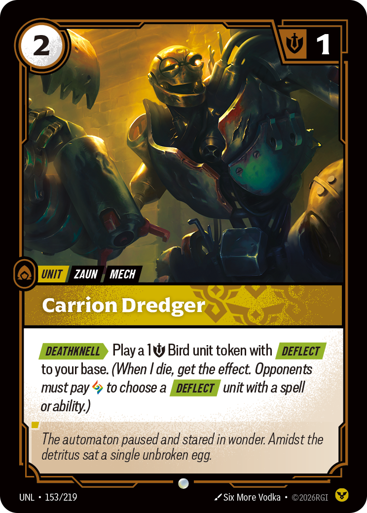 Riftbound Unit: Carrion Dredger