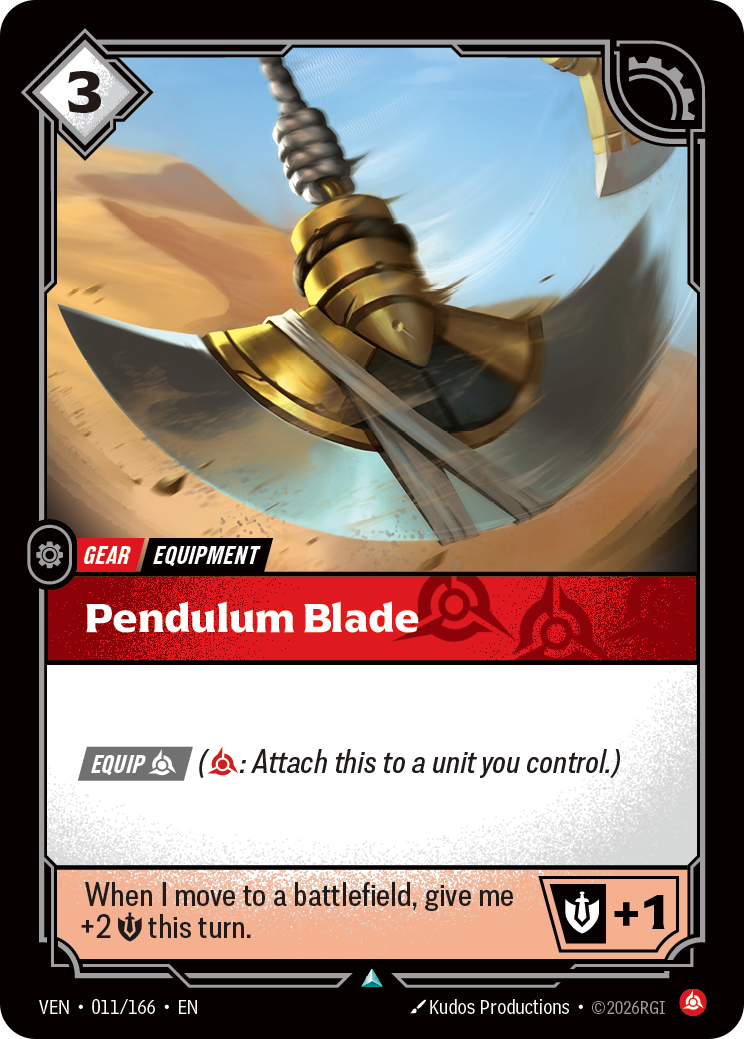 Riftbound Gear: Pendulum Blade