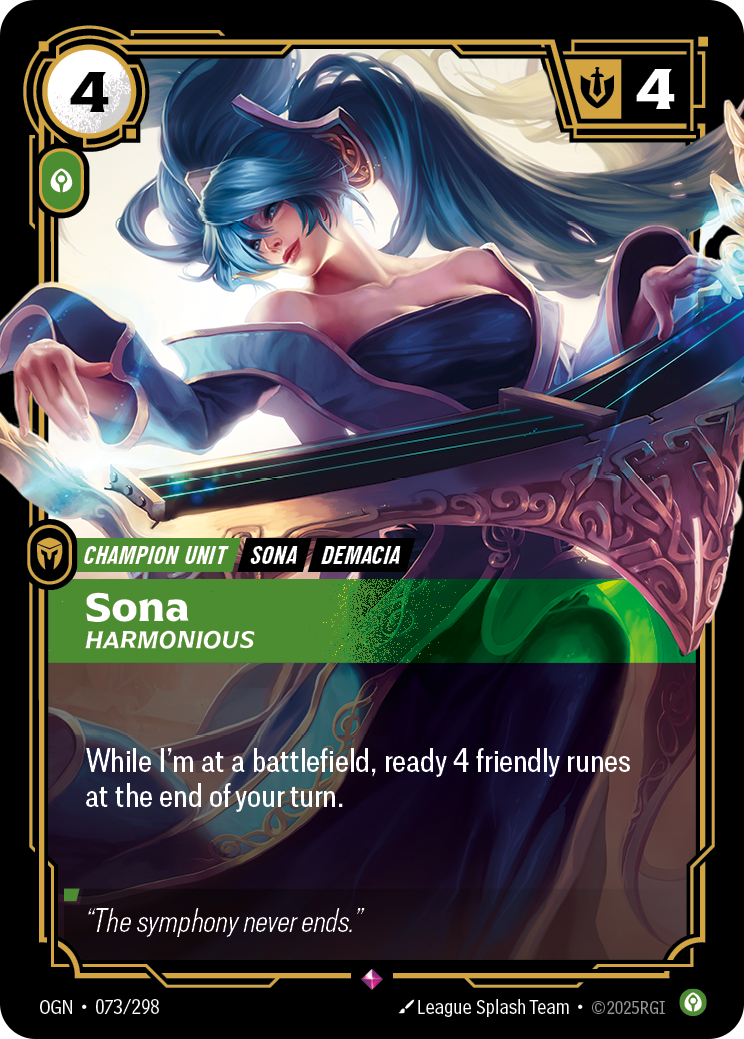 Riftbound Champion Unit: Sona