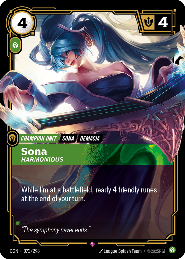 Riftbound Champion Unit: Sona