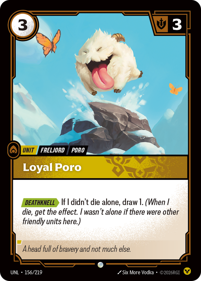 Riftbound Unit: Loyal Poro