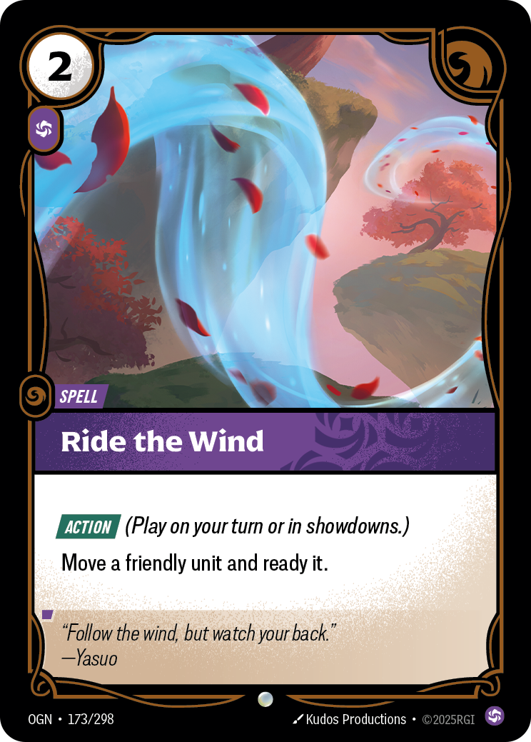 Riftbound Spell: Ride the Wind