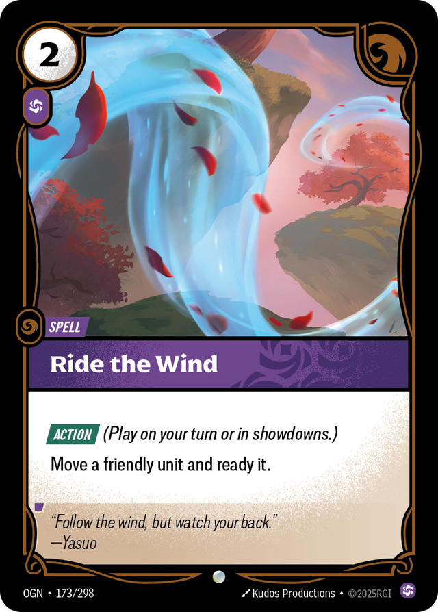 Riftbound Spell: Ride the Wind