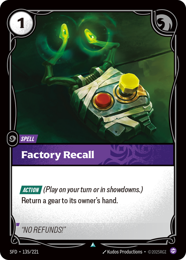 Riftbound Spell: Factory Recall
