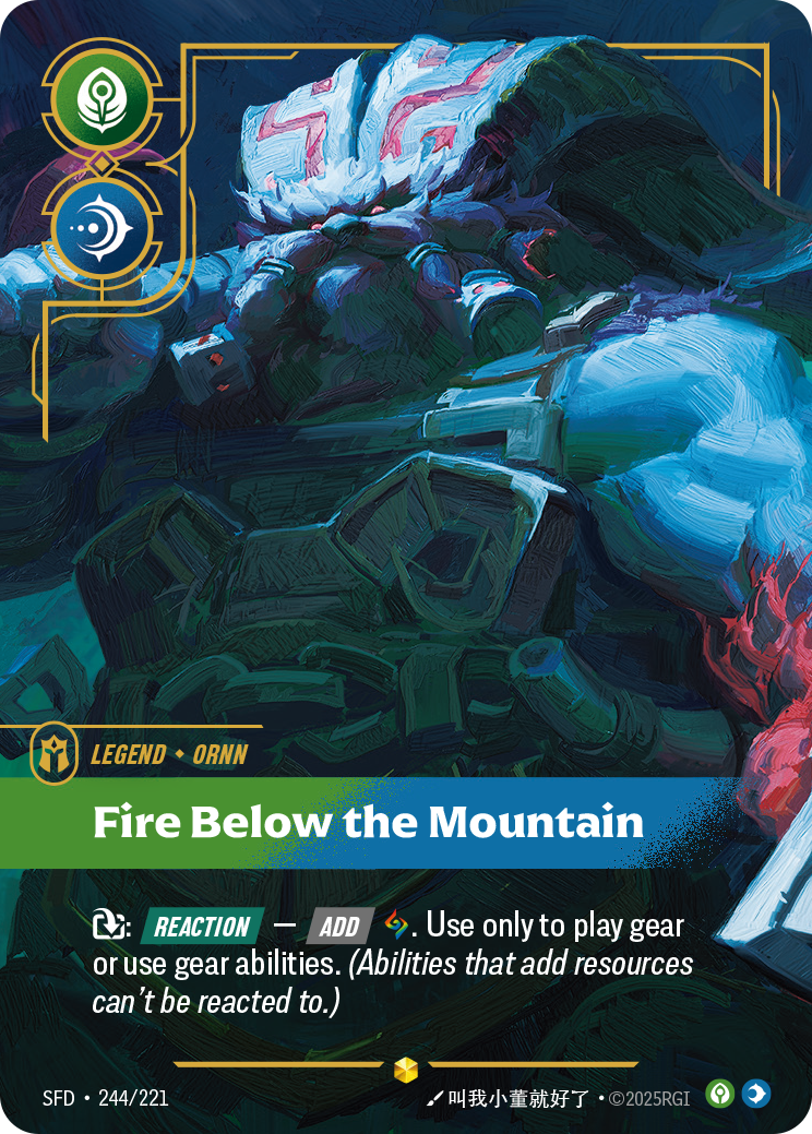 Riftbound Legend: Fire Below the Mountain