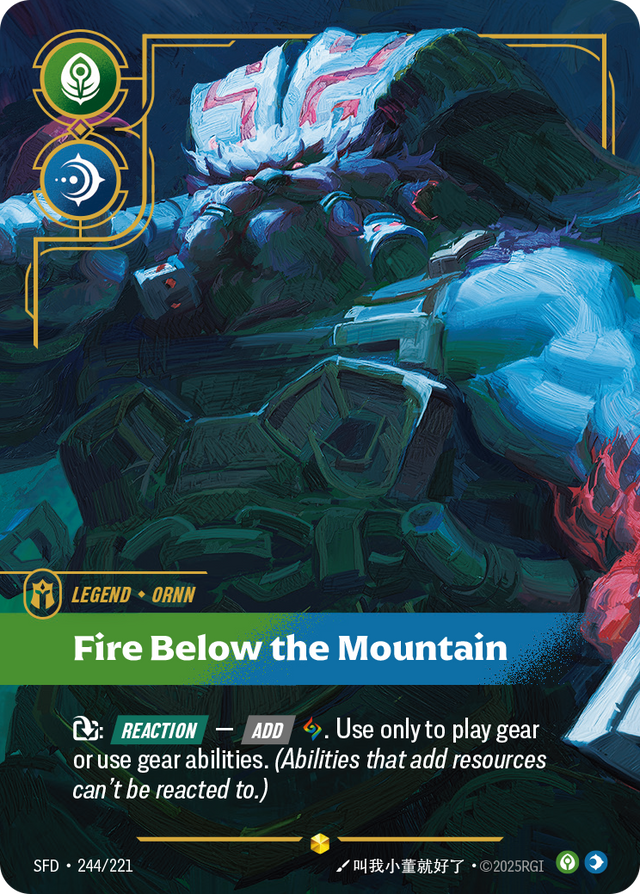 Riftbound Legend: Fire Below the Mountain