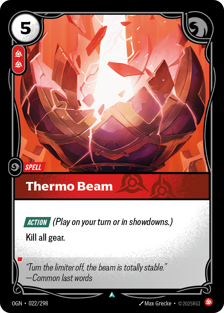 Riftbound Spell: Thermo Beam