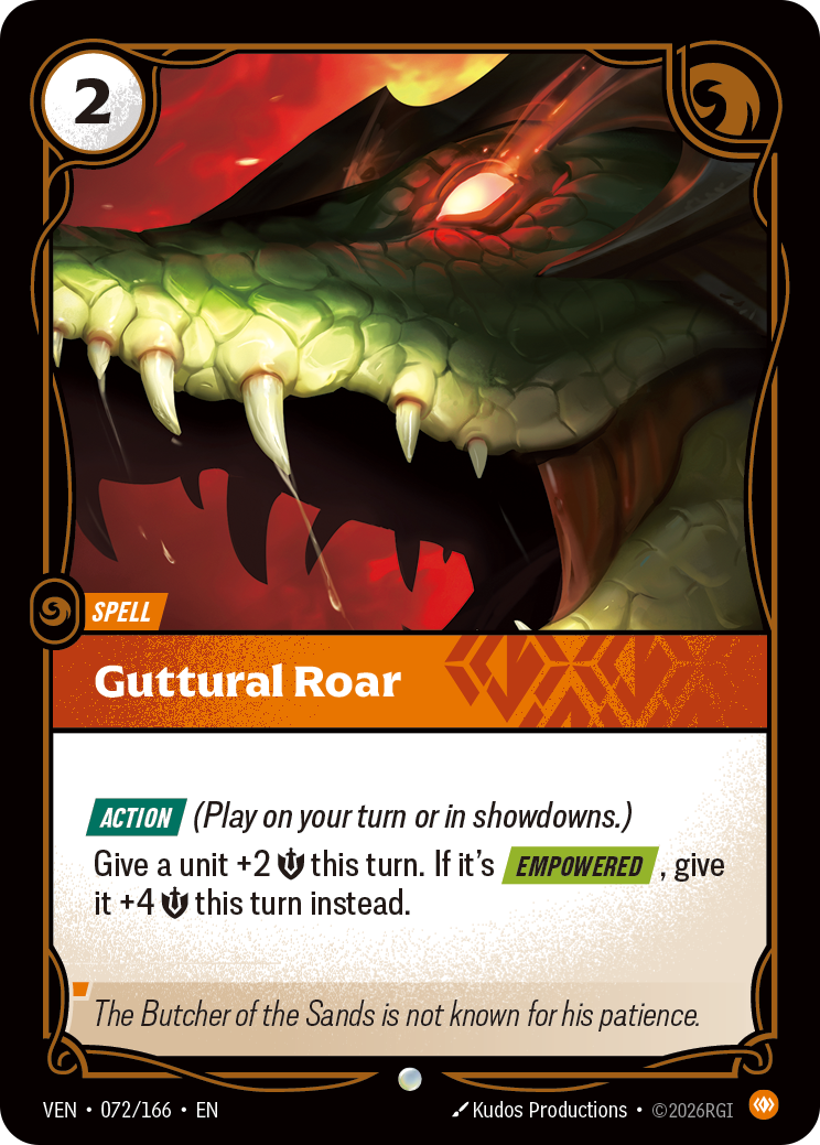 Riftbound Spell: Guttural Roar