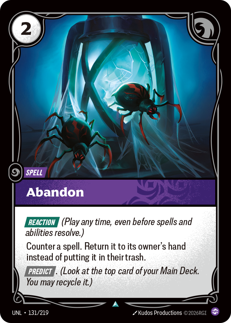 Riftbound Spell: Abandon