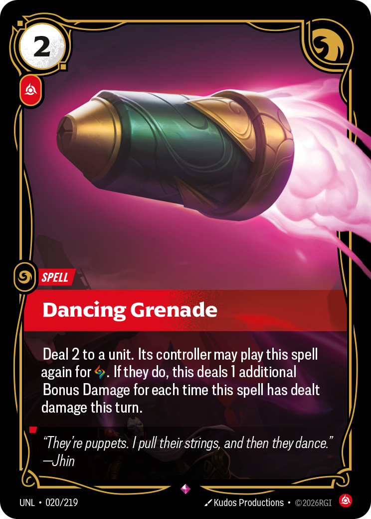 Riftbound Spell: Dancing Grenade