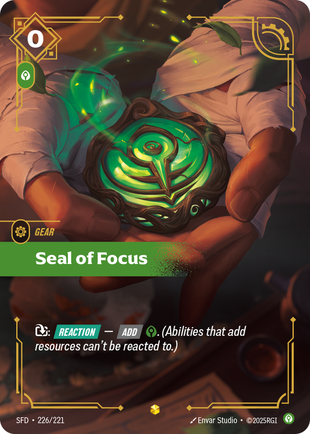 Riftbound Gear: Seal of Focus