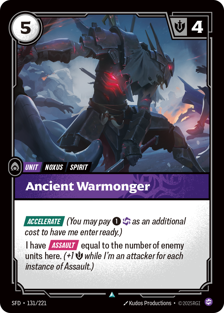 Riftbound Unit: Ancient Warmonger