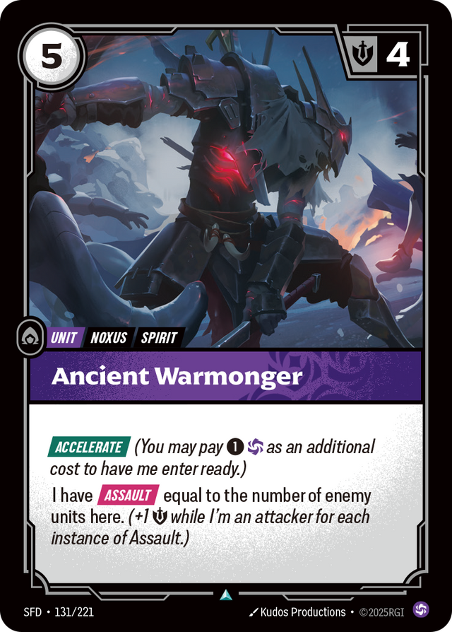 Riftbound Unit: Ancient Warmonger