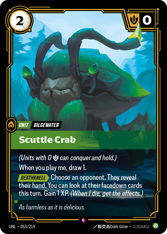 Riftbound Unit: Scuttle Crab