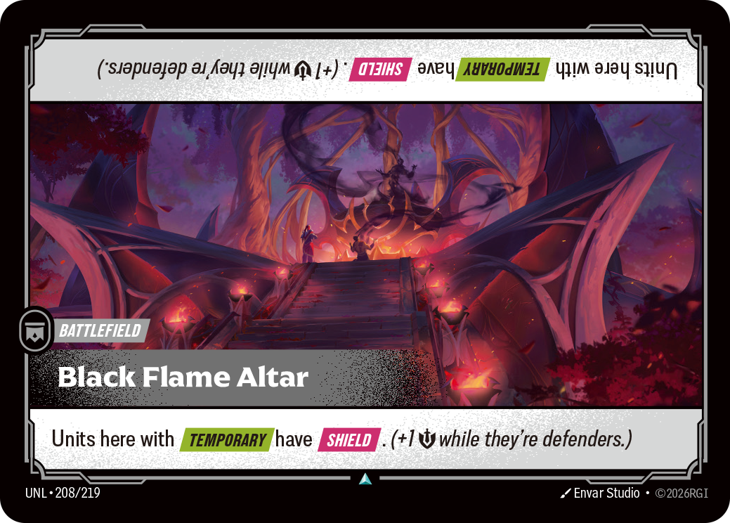 Riftbound Battlefield: Black Flame Altar