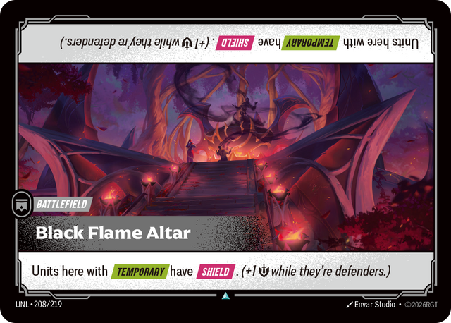 Riftbound Battlefield: Black Flame Altar