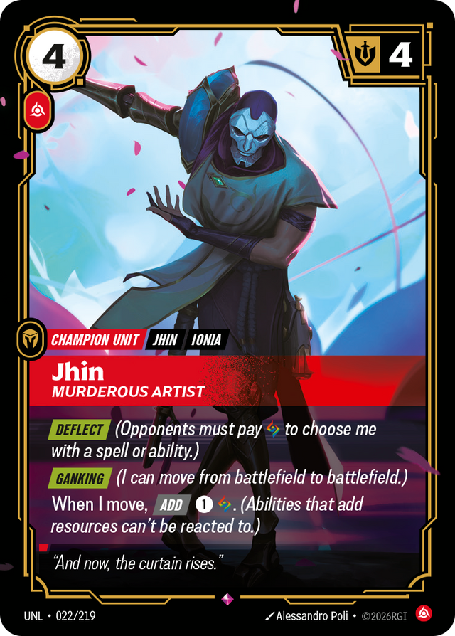 Riftbound Champion Unit: Jhin
