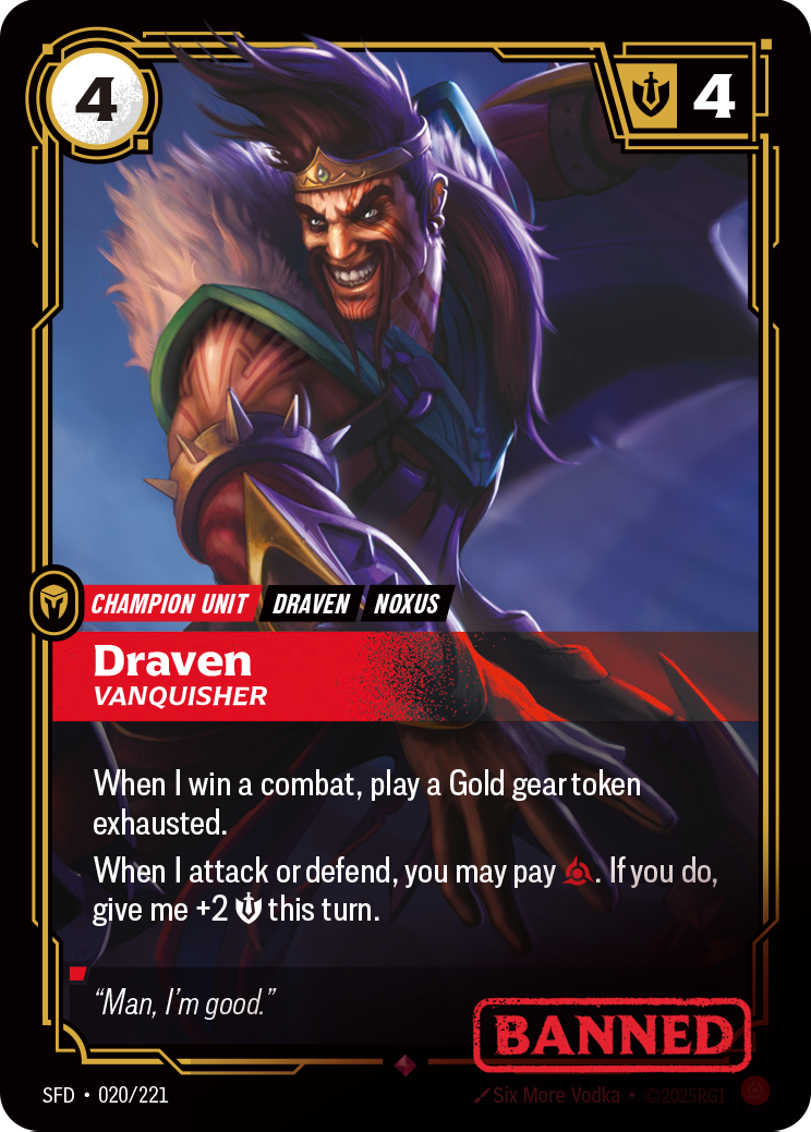 Riftbound Champion Unit: Draven