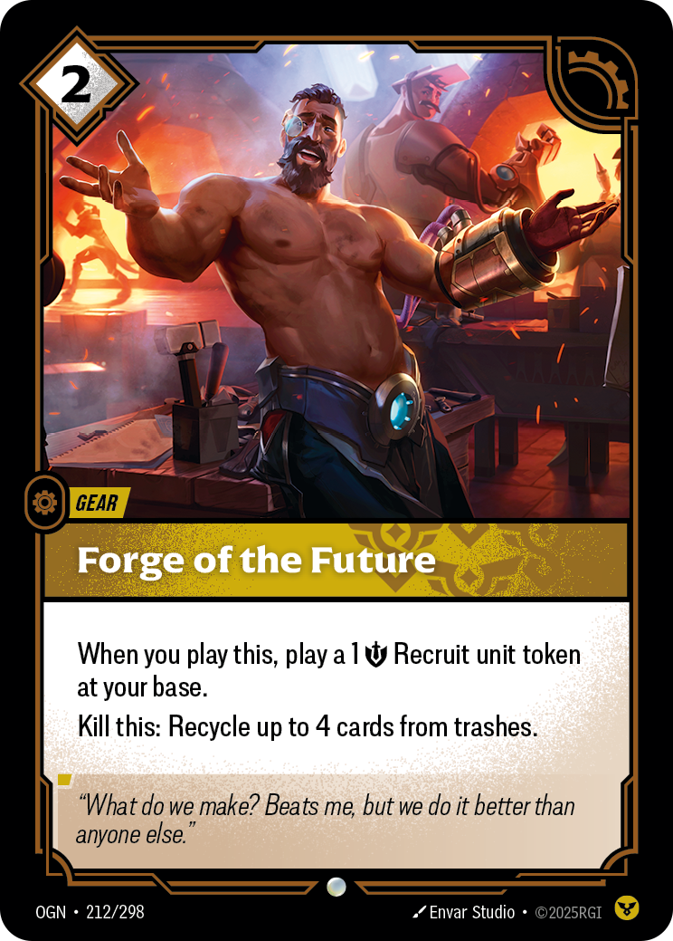 Riftbound Gear: Forge of the Future