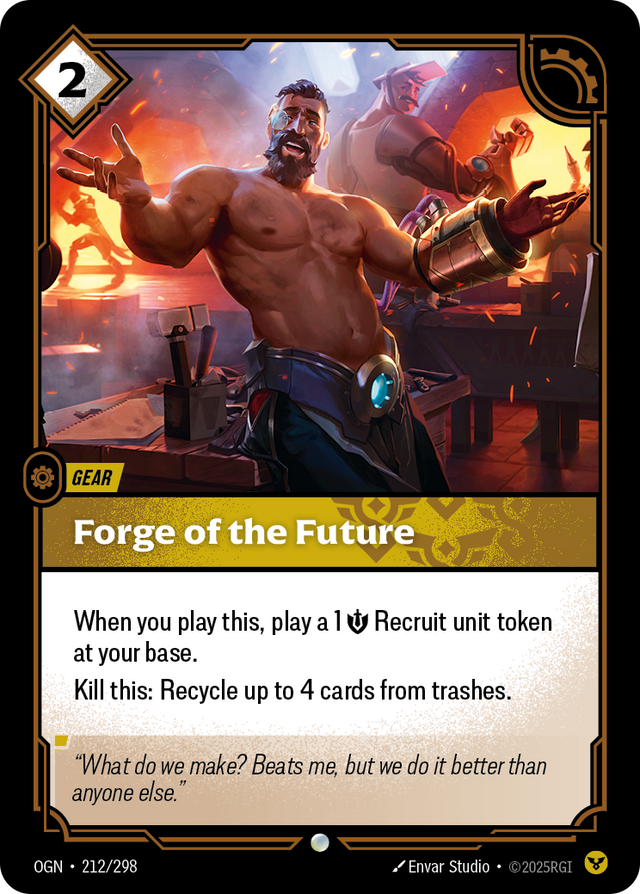 Riftbound Gear: Forge of the Future