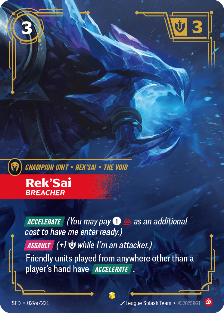 Riftbound Champion Unit: Rek'Sai