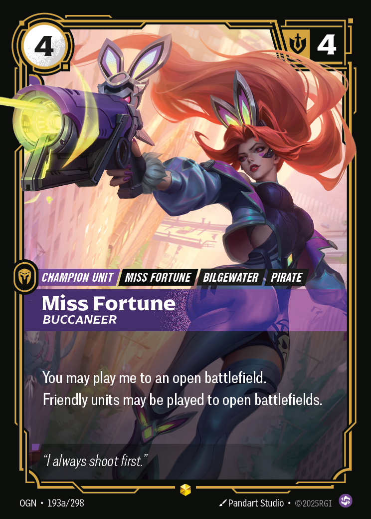Riftbound Champion Unit: Miss Fortune