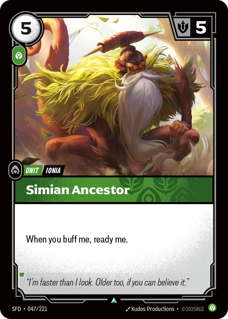 Riftbound Unit: Simian Ancestor