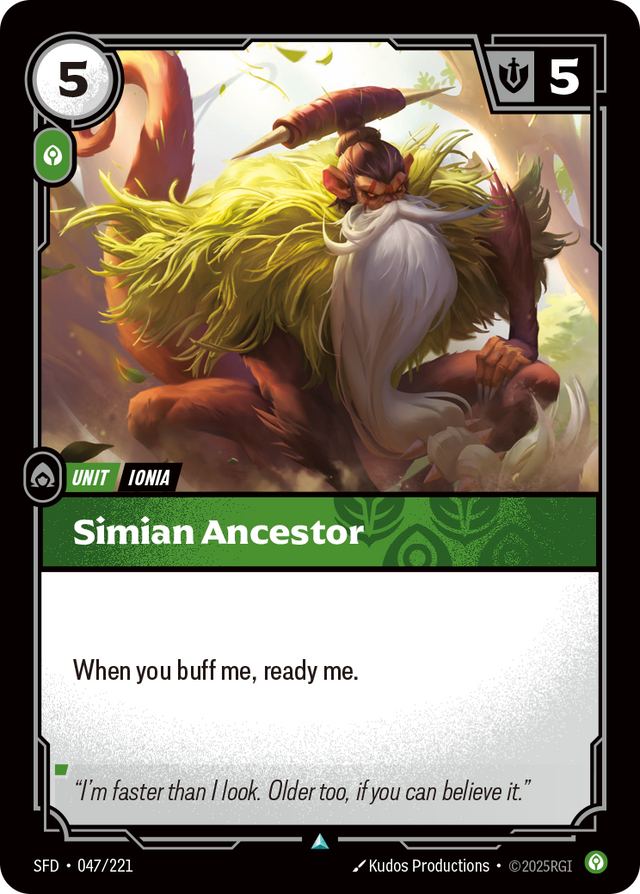 Riftbound Unit: Simian Ancestor