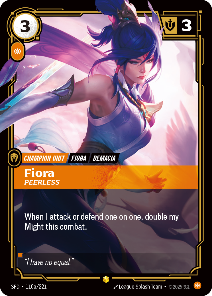 Riftbound Champion Unit: Fiora