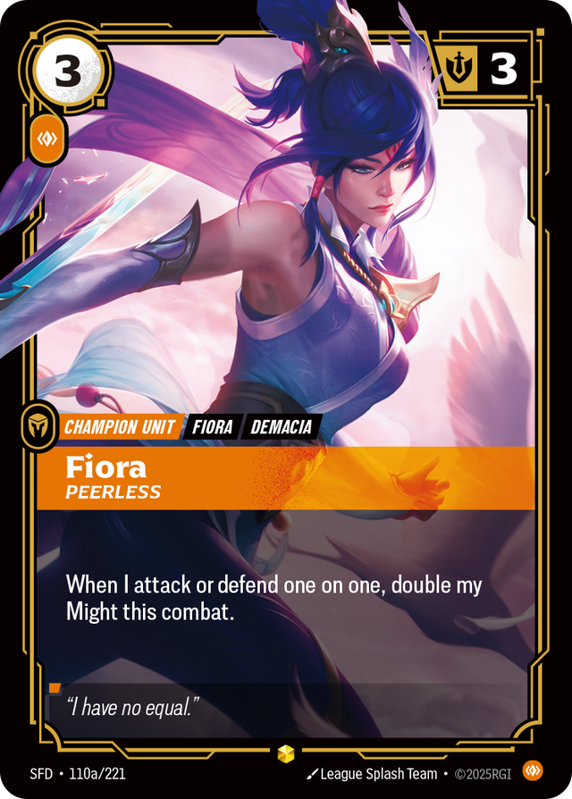 Riftbound Champion Unit: Fiora