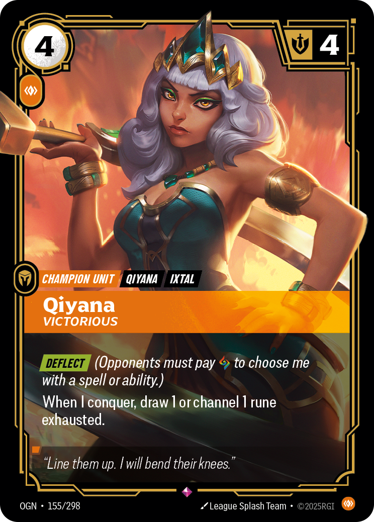 Riftbound Champion Unit: Qiyana