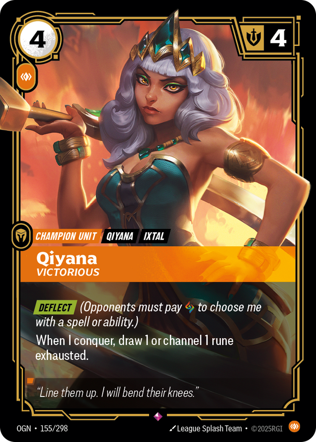 Riftbound Champion Unit: Qiyana