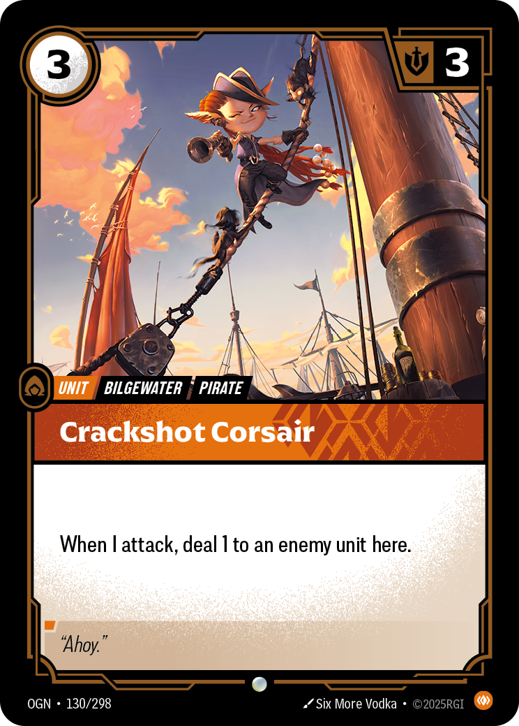 Riftbound Unit: Crackshot Corsair