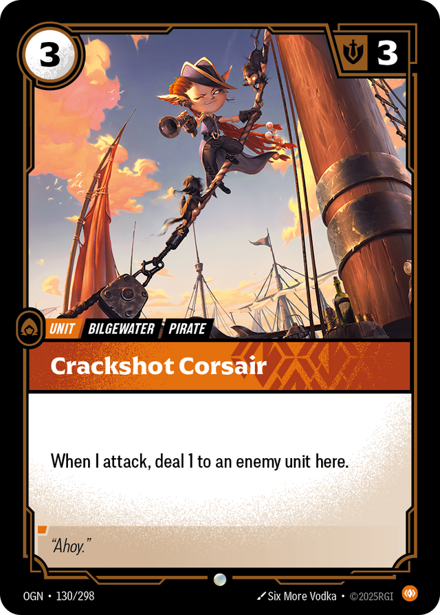 Riftbound Unit: Crackshot Corsair