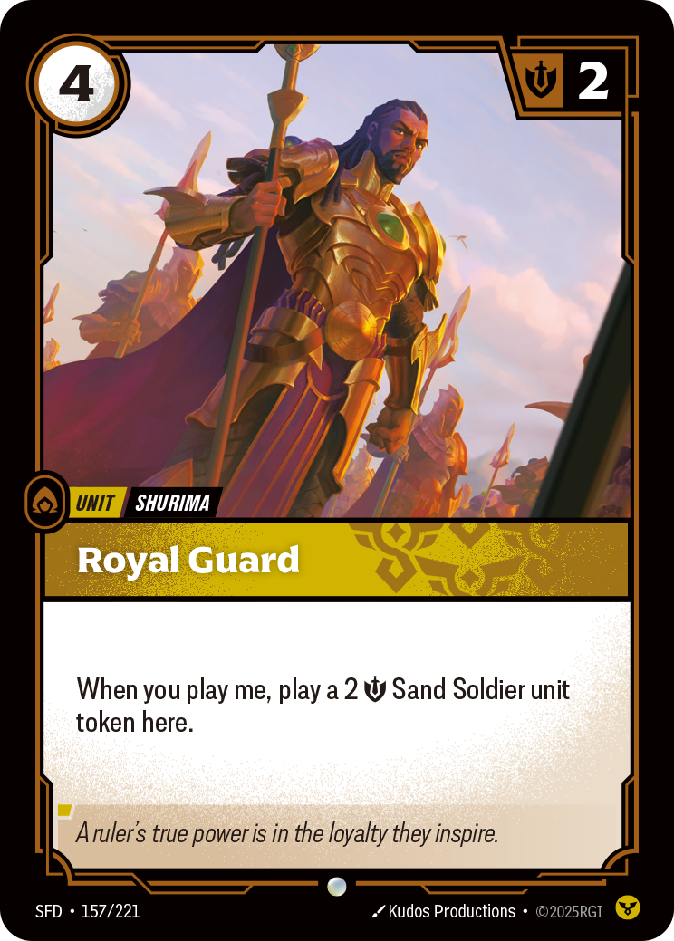 Riftbound Unit: Royal Guard
