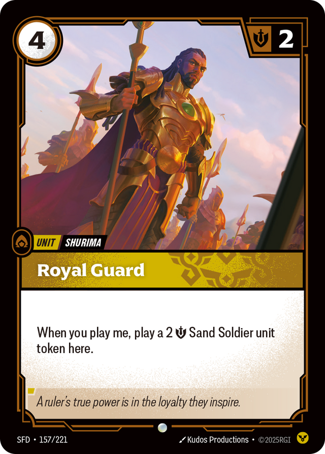 Riftbound Unit: Royal Guard