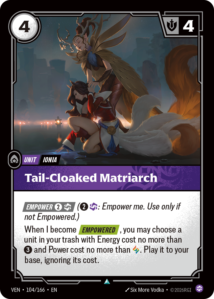 Riftbound Unit: Tail-Cloaked Matriarch