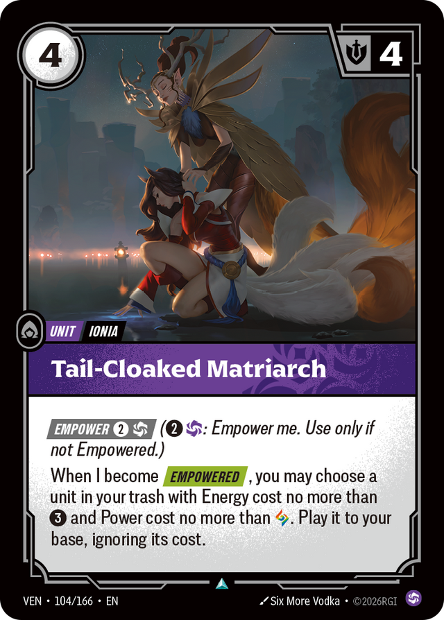 Riftbound Unit: Tail-Cloaked Matriarch