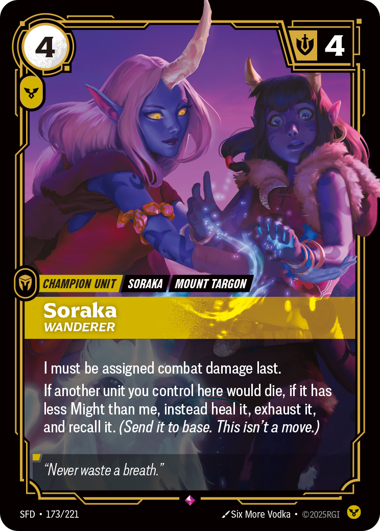 Riftbound Champion Unit: Soraka