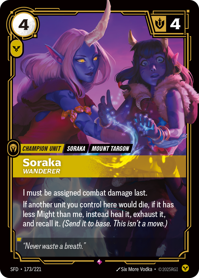 Riftbound Champion Unit: Soraka