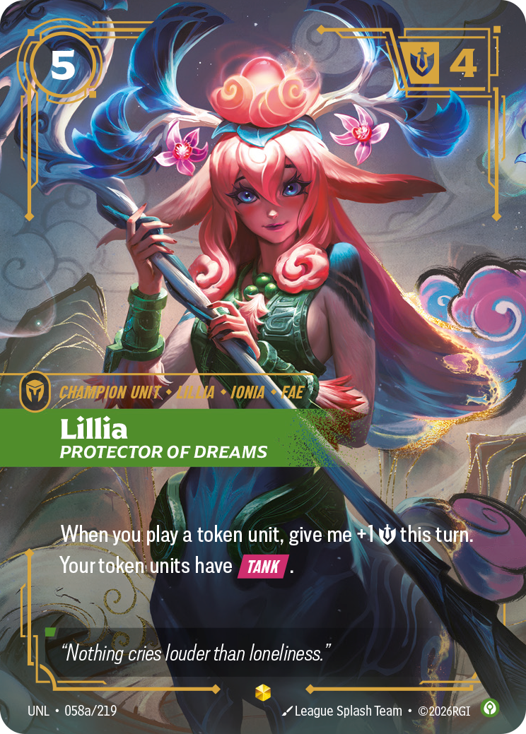 Riftbound Champion Unit: Lillia