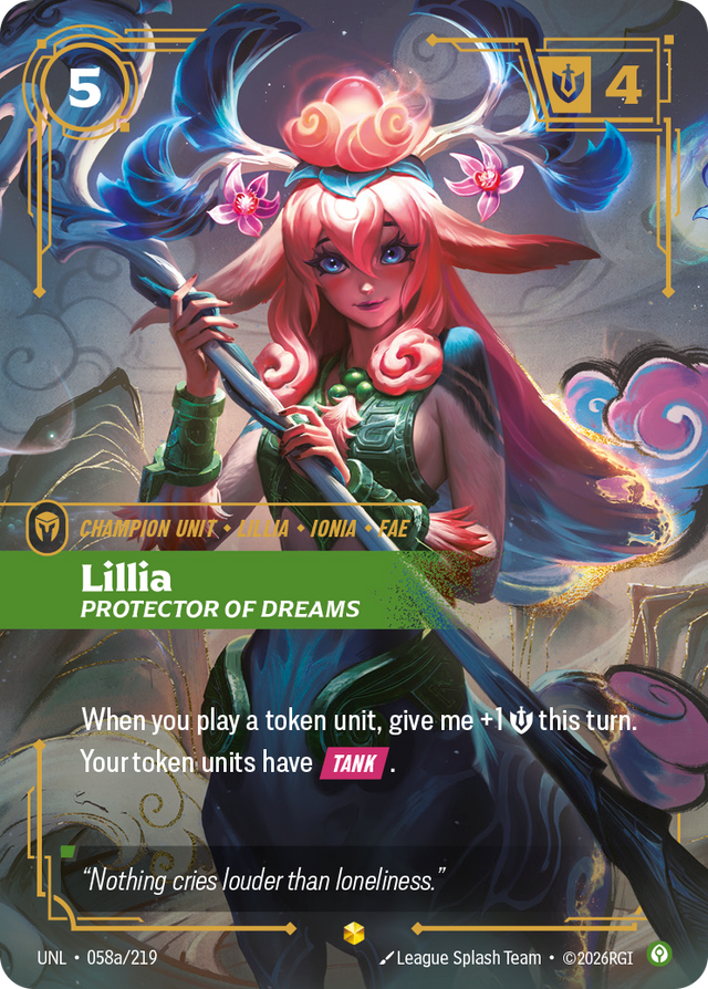 Riftbound Champion Unit: Lillia