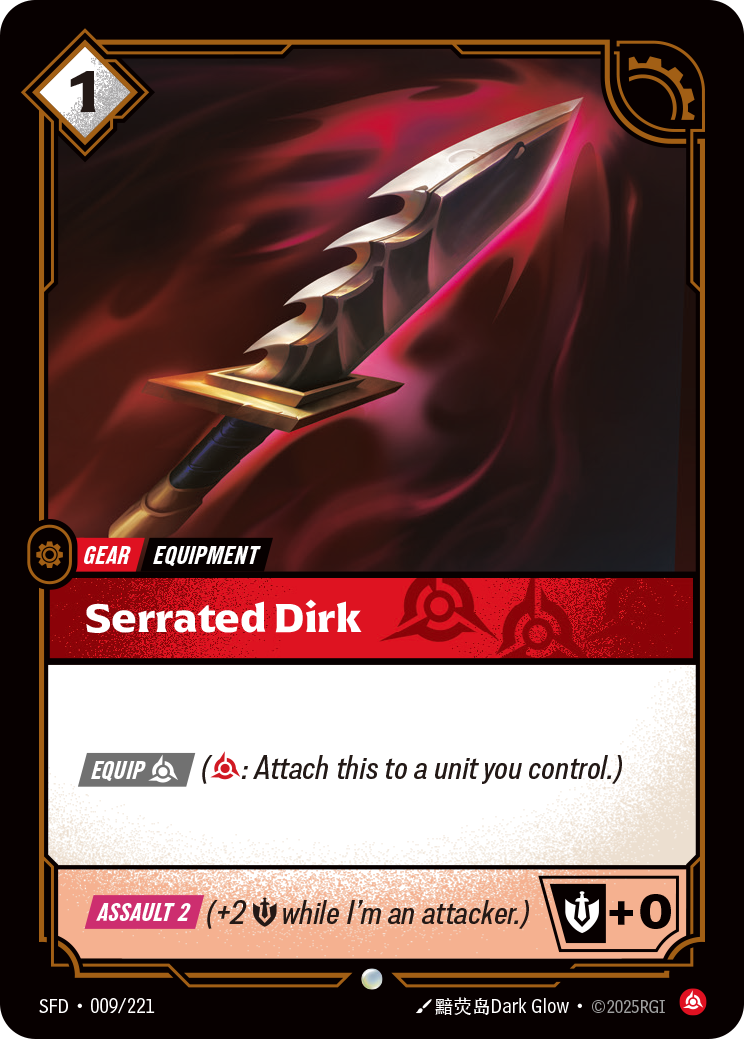 Riftbound Gear: Serrated Dirk